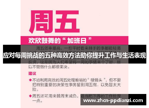 应对每周挑战的五种高效方法助你提升工作与生活表现
